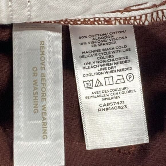 Loft Velvet Skinny Ankle Pants Womens 30 Stretch Curvy Fit Business Trousers NWT - Picture 15 of 16